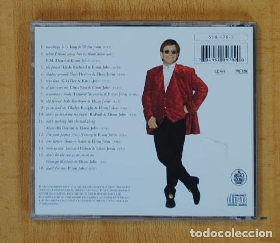 CDs de m&uacute;sica: ELTHON JOHN - DUETS - CD - Foto 2