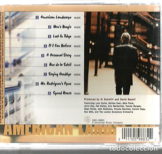 CDs de m&uacute;sica: CD DAVID BENOIT : AMERICAN LANDSCAPE - Foto 2