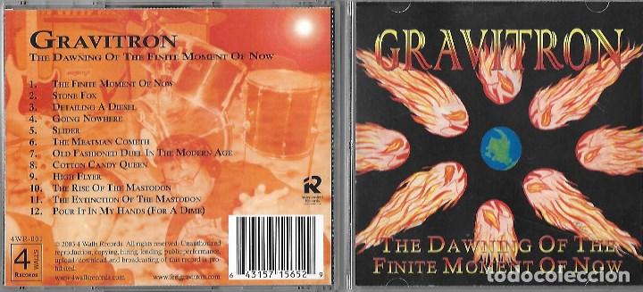 Musik-CDs: GRAVITRON: THE DAWNING OF THE FINITE MOMENT OF NOW. AGRESIVO TRÍO U.S.A. HARD ROCK / STONER