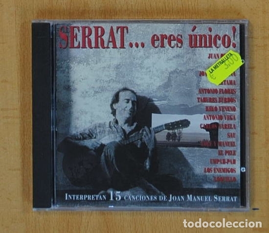 CDs de m&uacute;sica: JOAN MANUEL SERRAT - SERRAT... ERES UNICO! - CD - Foto 1