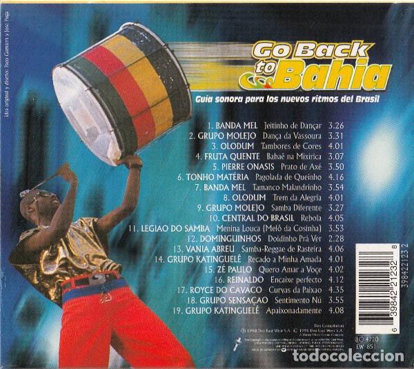 CDs de m&uacute;sica: Go Back To Bahia - CD - Foto 2