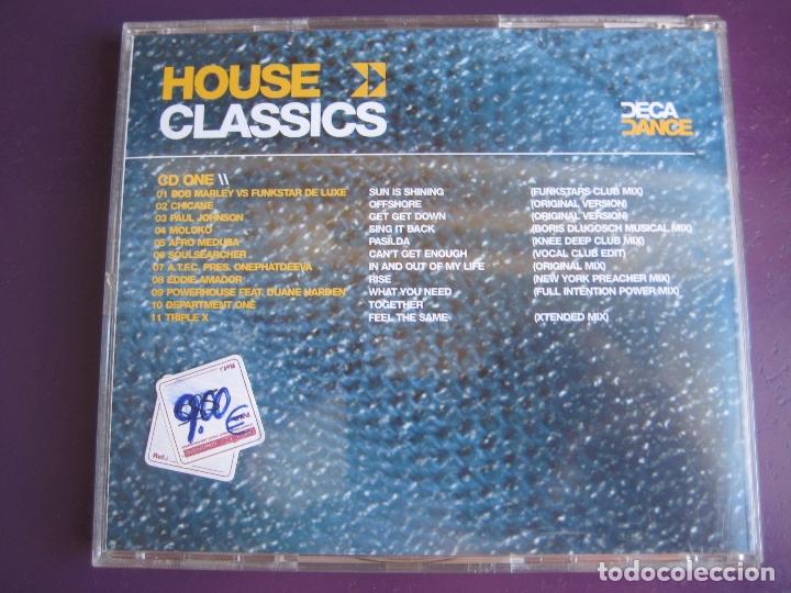 CDs de m&uacute;sica: HOUSE CLASSICS CD ONE DECADANCE A&Ntilde;O 2001 - TECHNO - DANCE - HOUSE - Foto 2
