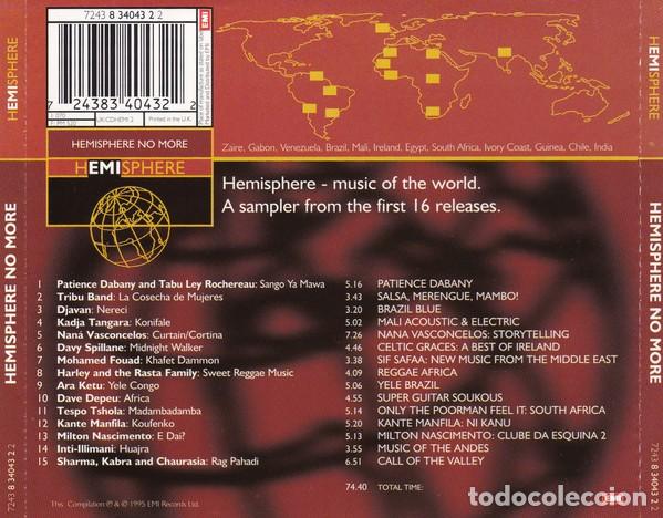 CDs de m&uacute;sica: Hemisphere No More - CD - Foto 2