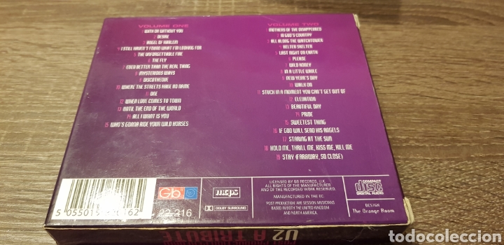 CDs de m&uacute;sica: U2 A TRUBUTE / CD DOBLE TRIBUTO A U2 - Foto 2