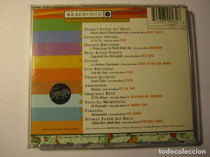 CDs de m&uacute;sica: cd realworld the official realworld 1994 sampler - Foto 2