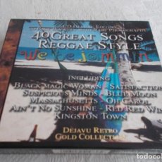 CDs de Música: 40 GREAT SONGS REGGAE STYLE DOBLE CD. Lote 137403382