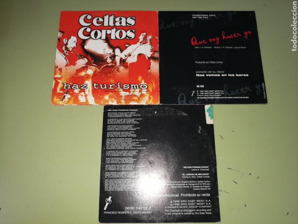 CDs de m&uacute;sica: Celtas Cortos Lote 3 CD single promocional - Foto 2