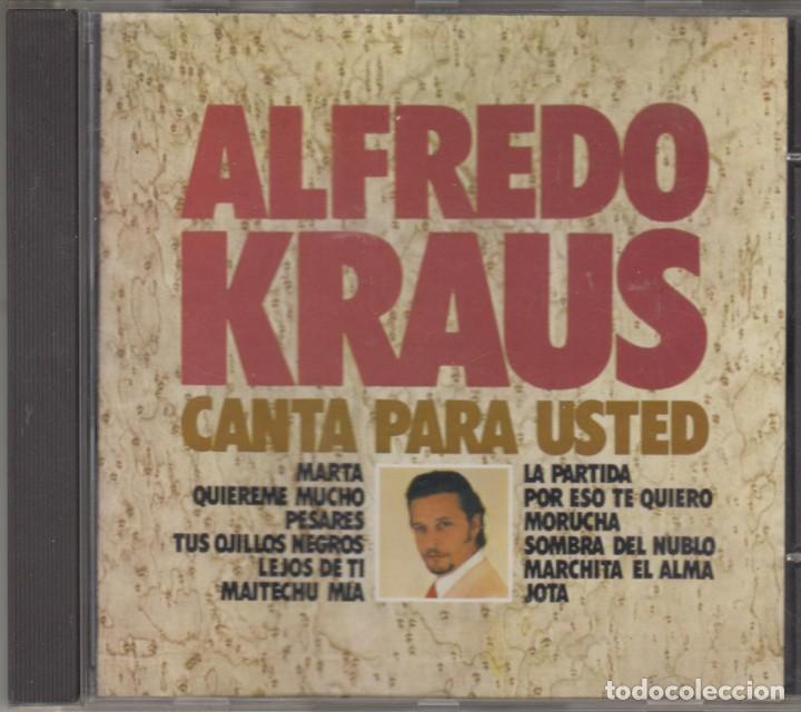 CDs de m&uacute;sica: Alfredo Kraus cd Canta para usted 1990 Dial Discos - Foto 1
