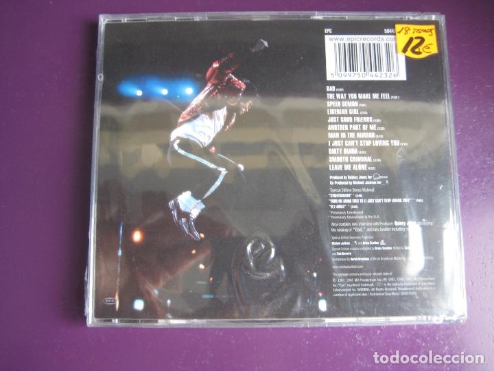 CDs de m&uacute;sica: MICHAEL JACKSON CD SONY 2001 - BAD + 3 TEMAS EXTRA - SIN ESTRENAR - Foto 2