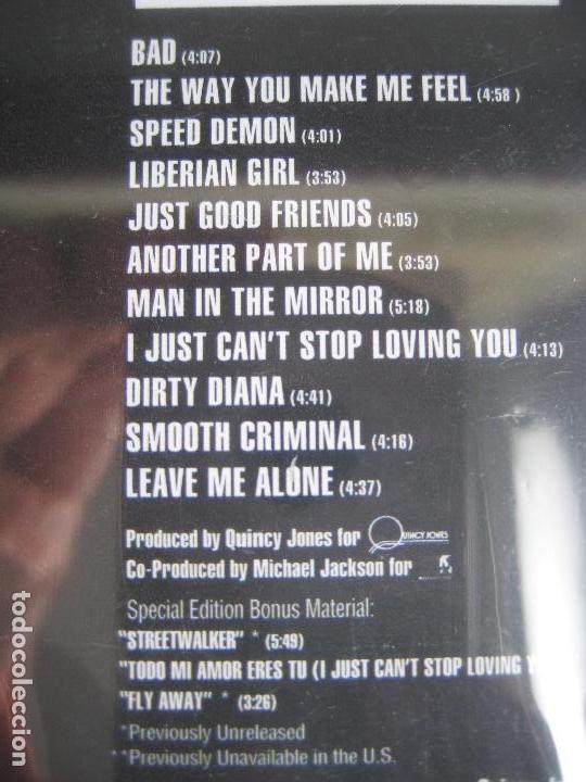 CDs de m&uacute;sica: MICHAEL JACKSON CD SONY 2001 - BAD + 3 TEMAS EXTRA - SIN ESTRENAR - Foto 3