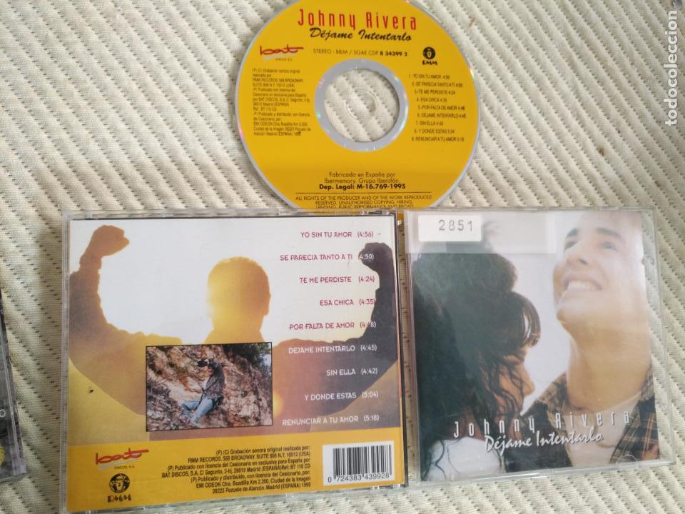 CDs de m&uacute;sica: CD JOHNNY RIVERA - DEMAME INTENTARLO - Foto 1