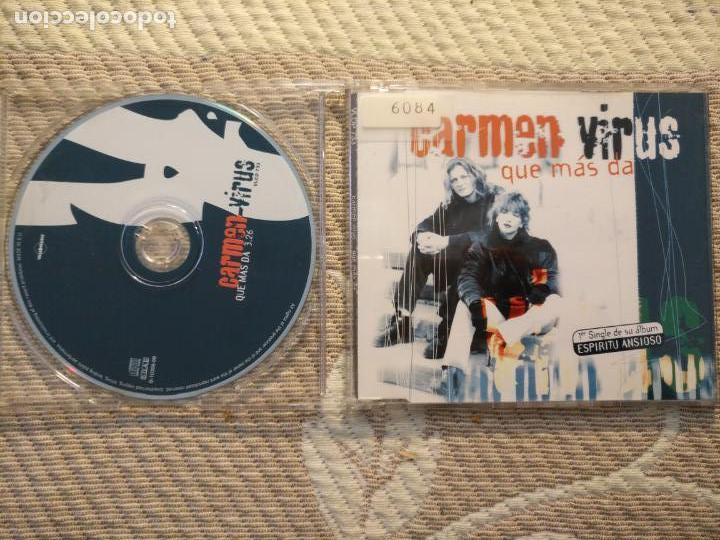 CDs de m&uacute;sica: SINGLE CD carmen virus - Foto 1