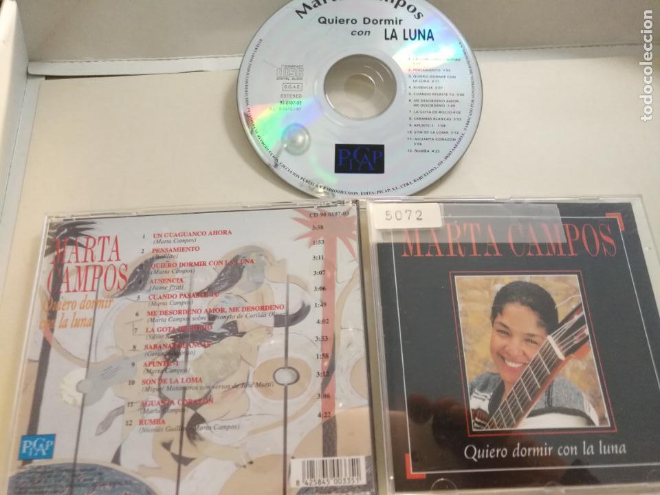 CDs de m&uacute;sica: CD MARTA CAMPOS QUIERO DORMIR CON LA LUNA - Foto 1