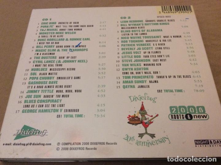 CDs de m&uacute;sica: Various ?&ndash; 2006 Roots & New. Dixiefrog 20th anniversary. 2 cd. - Foto 2