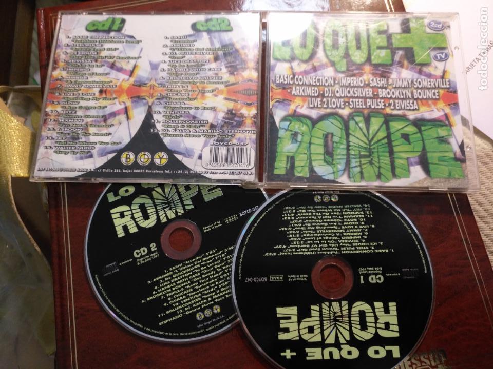 CDs de m&uacute;sica: cd doble lo que mas rompe , 1997 - Foto 1