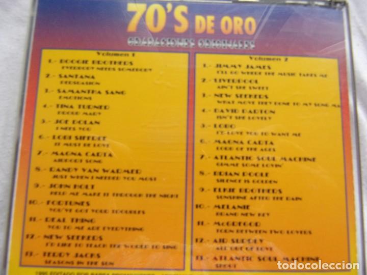 CDs de m&uacute;sica: 70s de oro -2 cd- - Foto 2