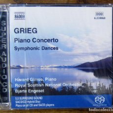 CDs de Música: SACD - GRIEG - CONCIERTO PARA PIANO, OPUS 10 - HAVARD GIMSE - 2004 - PRECINTADO