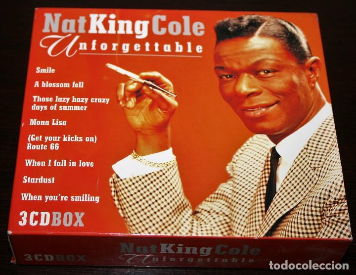 CDs de m&uacute;sica: CD TRIPLE - NAT KING COLE - UNFORGETTABLE - Foto 1