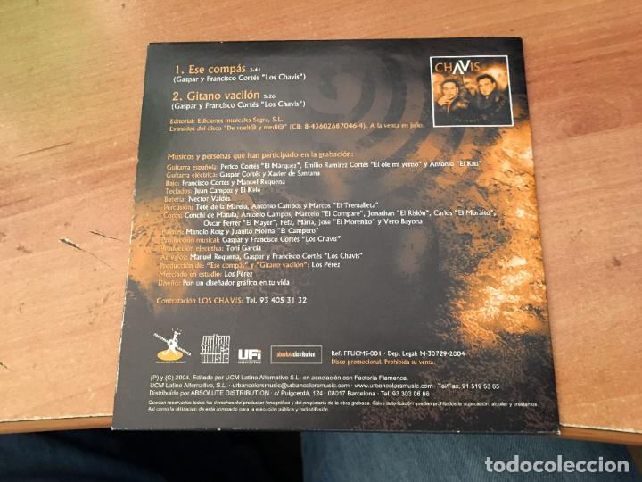 CDs de m&uacute;sica: CHAVIS (ESE COMPAS GITANO VACILON) CD PROMO 2 TRACK (CDI22) - Foto 2
