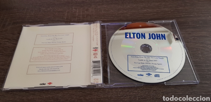 CDs de m&uacute;sica: ELTON JOHN - CANDLE IN THE WIND - CD SINGLE - Foto 2