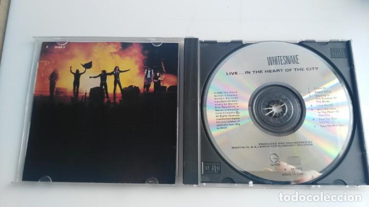 CDs de m&uacute;sica: antiguo disco cd  WHITESNAKE  LIVE - Foto 2
