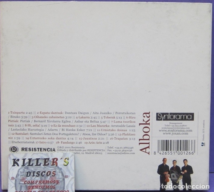 CDs de m&uacute;sica: Alboka - Lorius - CD Digipack - Foto 2