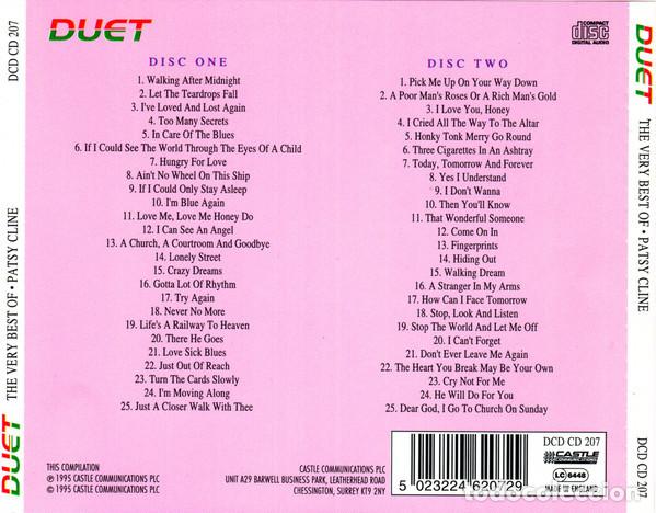 CDs de m&uacute;sica: Patsy Cline &lrm;&ndash; The Very Best Of Patsy Cline 2CDS 1995-50 TRACKS - Foto 2