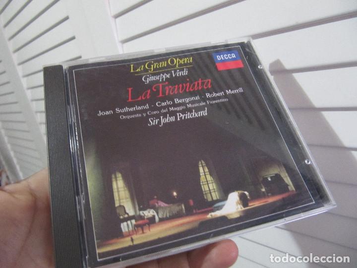 CDs de m&uacute;sica: GIUSEPPE VERDI - OPERA - LA TRAVIATA - LA GRAN OPERA - Foto 1