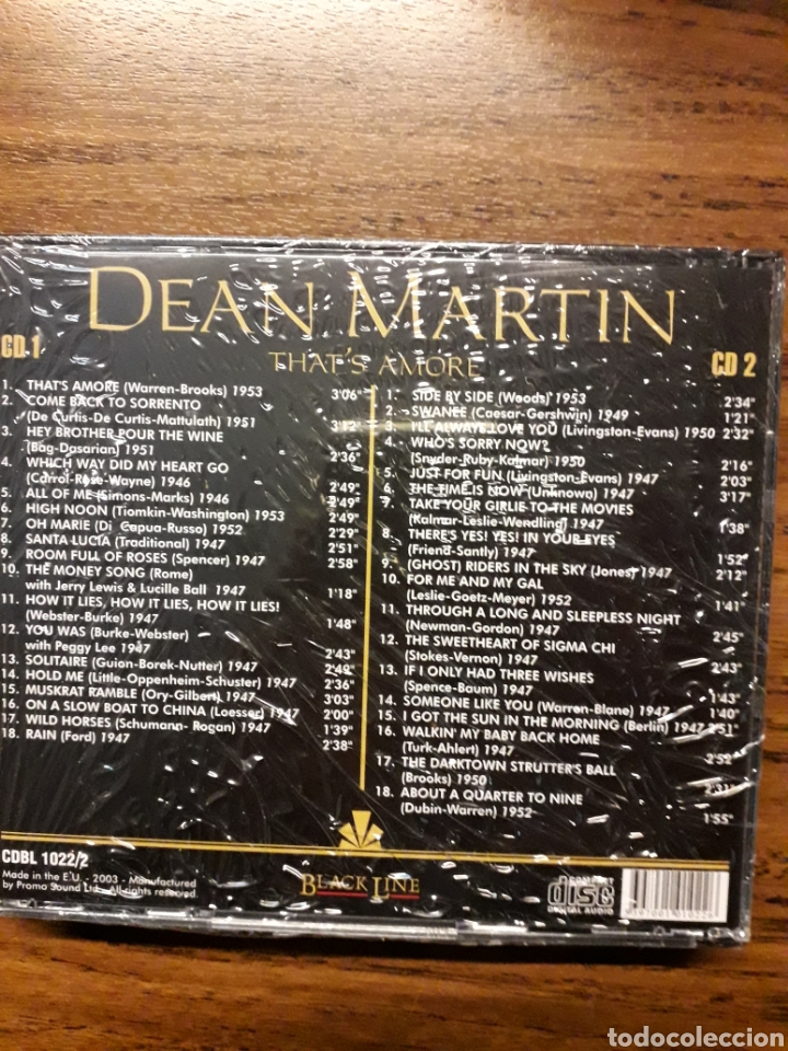 CDs de m&uacute;sica: Dean Martin. Thats Amore. 2 Cds - Foto 2