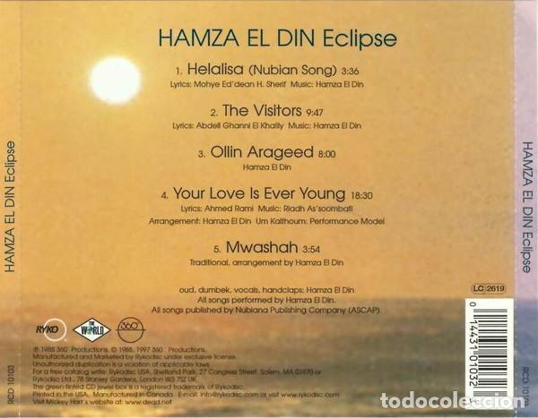 CDs de m&uacute;sica: Hamza El Din - Eclipse - CD - Foto 2