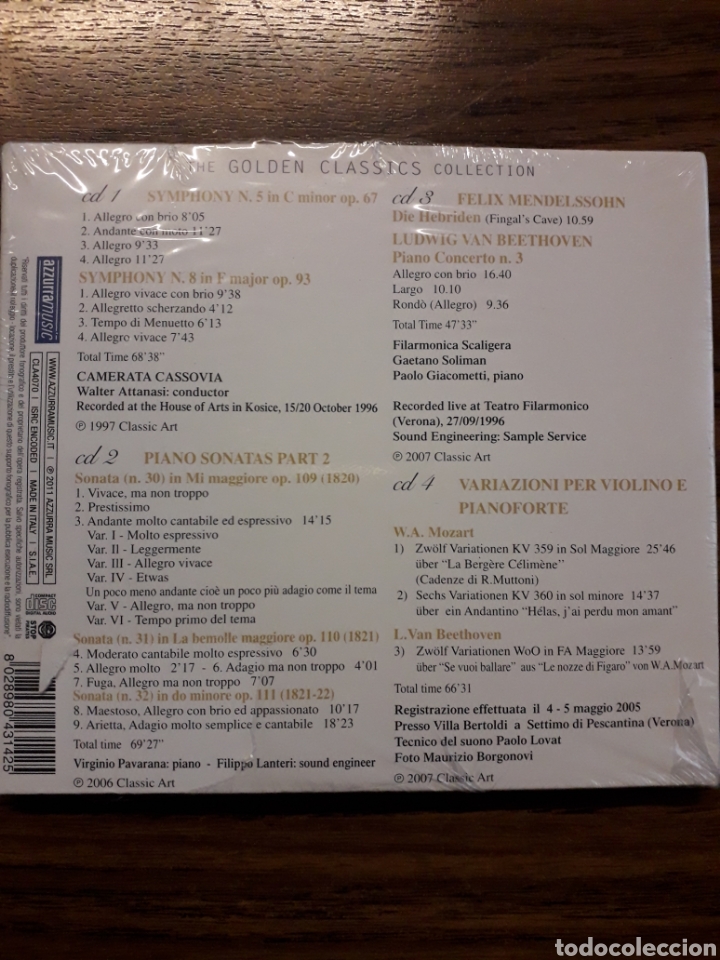 CDs de m&uacute;sica: BEETHOVEN 4CDS - Foto 1