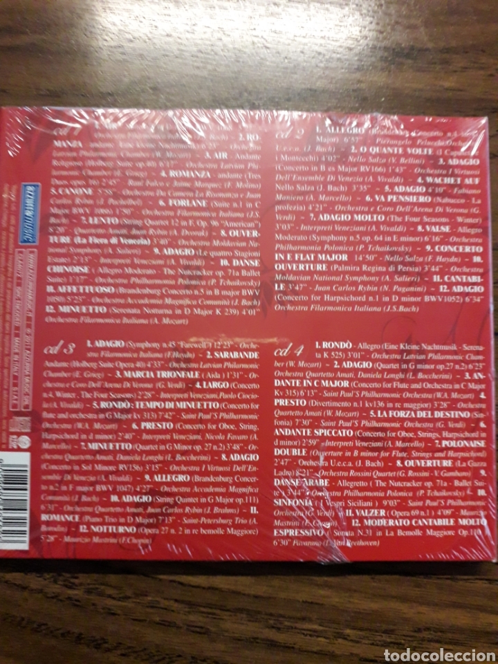 CDs de m&uacute;sica: Romantic Classics 4Cds - Foto 2