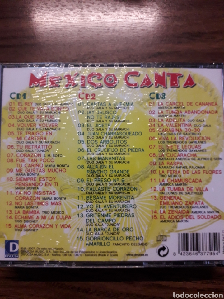 CDs de m&uacute;sica: M&eacute;xico Canta 3Cds - Foto 2