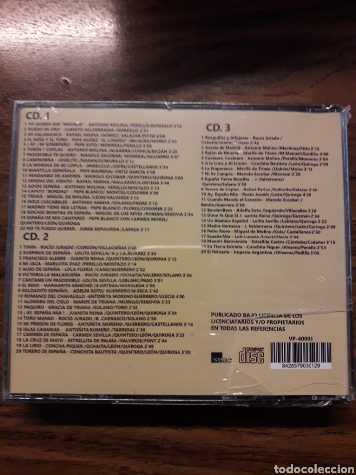 CDs de m&uacute;sica: Pasodobles Cantados 3Cds - Foto 2