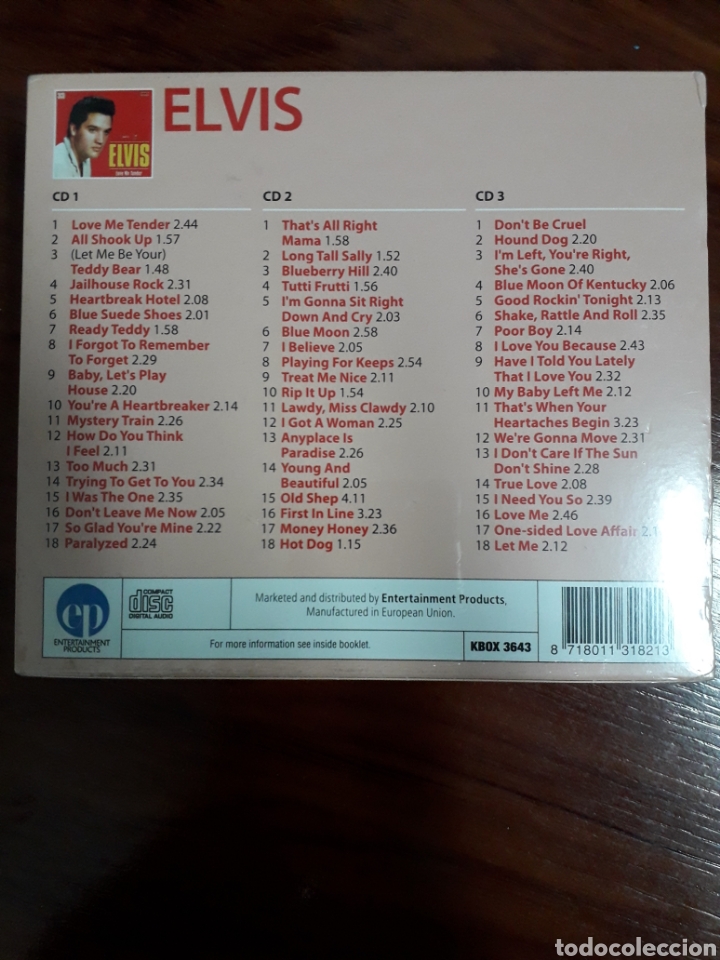 CDs de m&uacute;sica: Elvis. Love Me Tender. 3 Cds - Foto 2