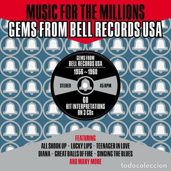 CDs de m&uacute;sica: Music For The Millions, Gems From Bell Records USA - 3xCD