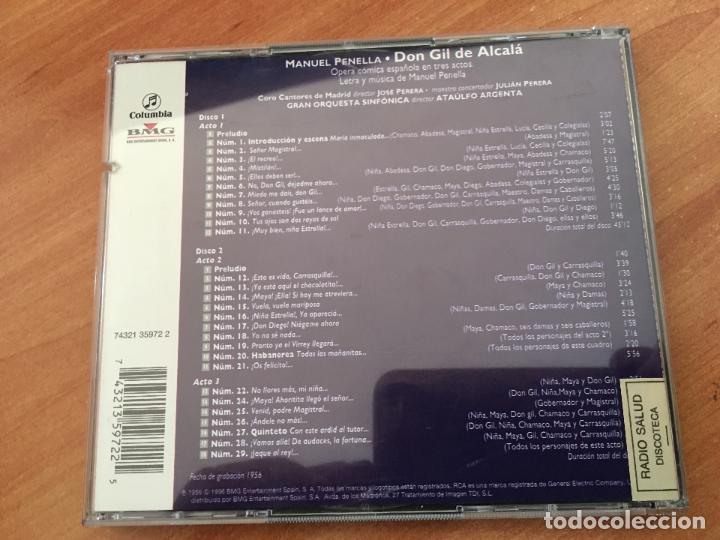 CDs de m&uacute;sica: DON GIL DE ALCALA (MANUEL PENELLA) 2 CD (CDI22) - Foto 3