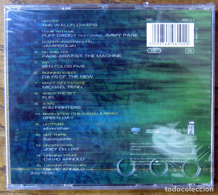 CDs de m&uacute;sica: BSO - GODZILLA - VV.AA - 1998 - PRECINTADO - - Foto 2