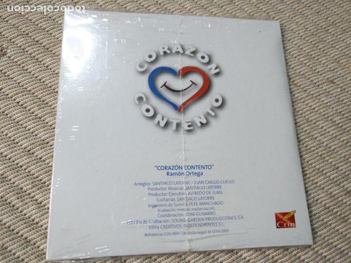 CDs de m&uacute;sica: CD promocional precintado corazon contentoramon ortega - Foto 1