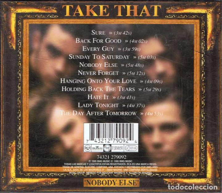 CDs de m&uacute;sica: Take That - Nobody Else. CD. RCA - Foto 2