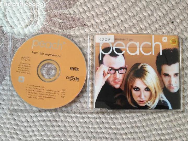 CDs de m&uacute;sica: CD SINGLE 4 TEMAS PEACH - FROM THIS MOMENT ON - Foto 1