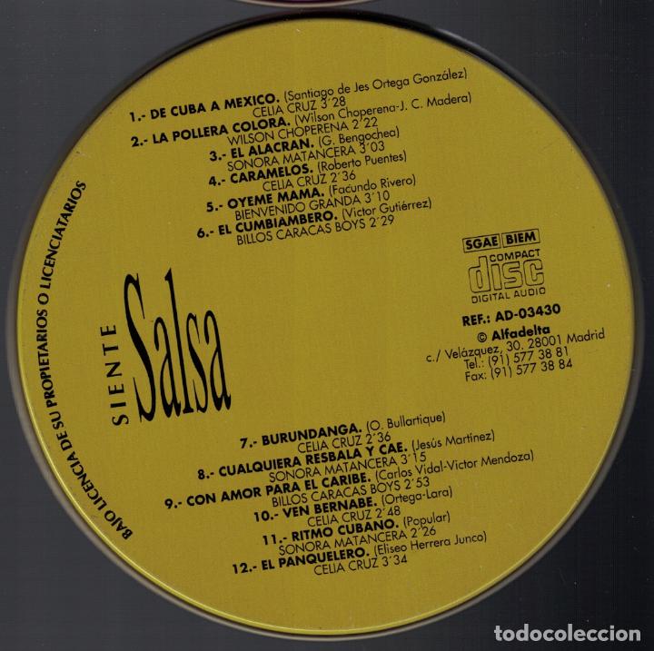 CDs de m&uacute;sica: (XS-009) - CD - SIENTE SALSA - VARIOS - Foto 2