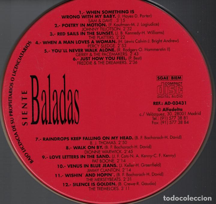 CDs de m&uacute;sica: (XS-009) - CD - SIENTE BALADAS - VARIOS - Foto 2