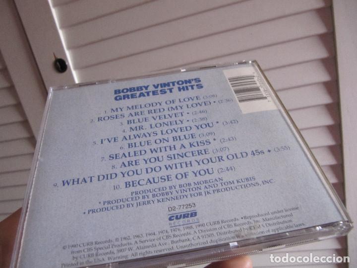 CDs de m&uacute;sica: bobby vintons greatest hits - Foto 4