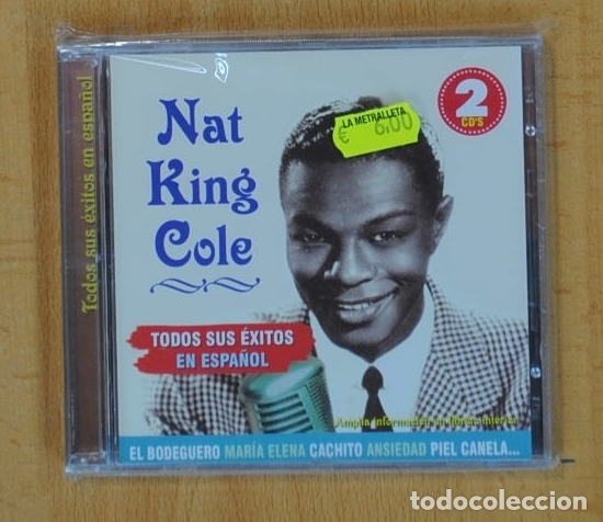 CDs de m&uacute;sica: NAT KING COLE - TODOS SUS EXITOS EN ESPA&Ntilde;OL - 2 CD - Foto 1