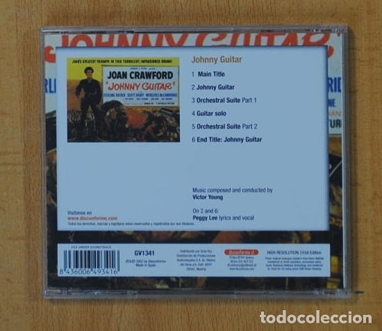 CDs de m&uacute;sica: VICTOR YOUNG - JOHNNY GUITAR - BSO - CD - Foto 2