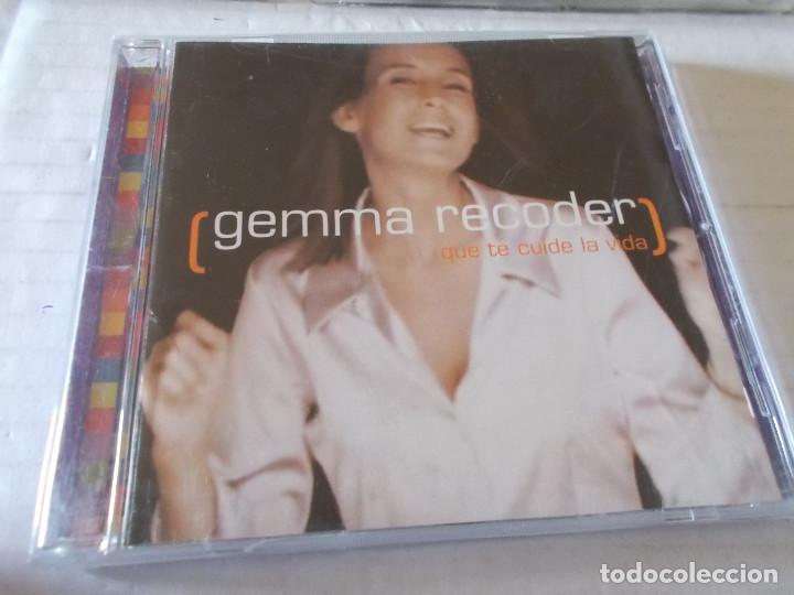 CDs de m&uacute;sica: GEMMA RECORDER. QUE TE CUIDE LA VIDA - Foto 1