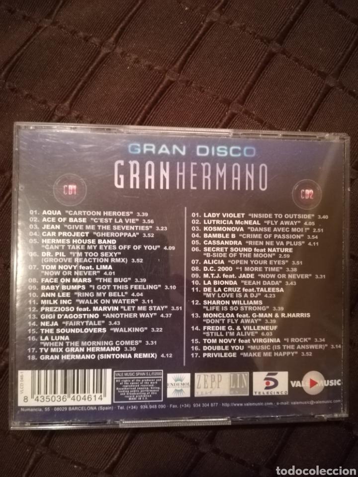 CDs de m&uacute;sica: CDs gran hermano - Foto 2