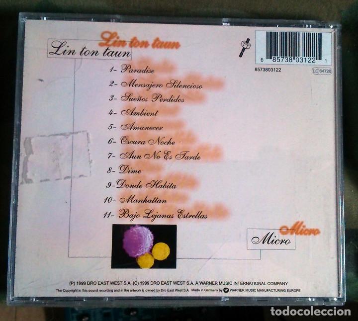 CDs de m&uacute;sica: Lin Ton Taun &ndash; Micro CD,1999 - Foto 2
