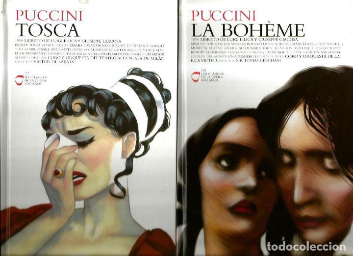 CDs de m&uacute;sica: 2 LIBROS CD DE OPERA : LA BOHEME + TOSCA ( 2 OPERAS DE PUCCINI) - Foto 1
